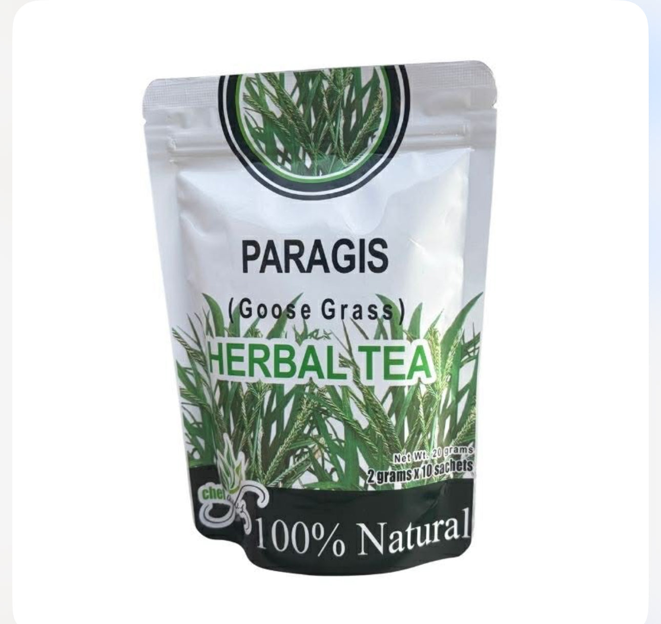 Paragis (Goose Grass) Herbal Tea - 100% Natural, Caffeine-Free Herbal Drink - 2g Sachets, 10 Count