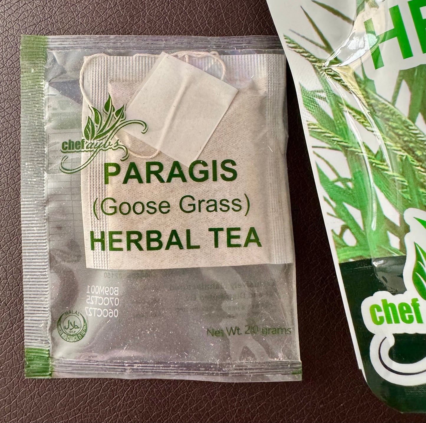 Paragis (Goose Grass) Herbal Tea - 100% Natural, Caffeine-Free Herbal Drink - 2g Sachets, 10 Count