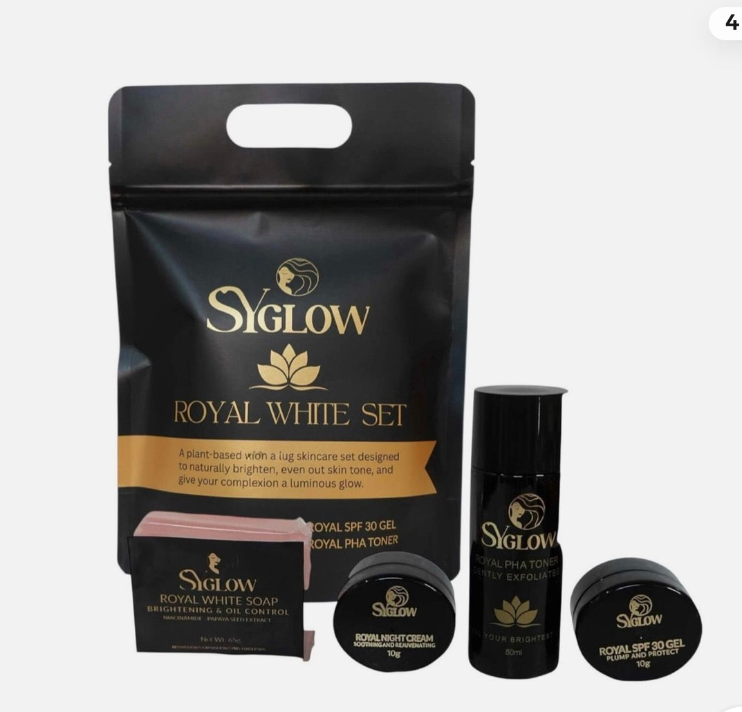 SY Glow Royal White Set 100% Natural Ingredients