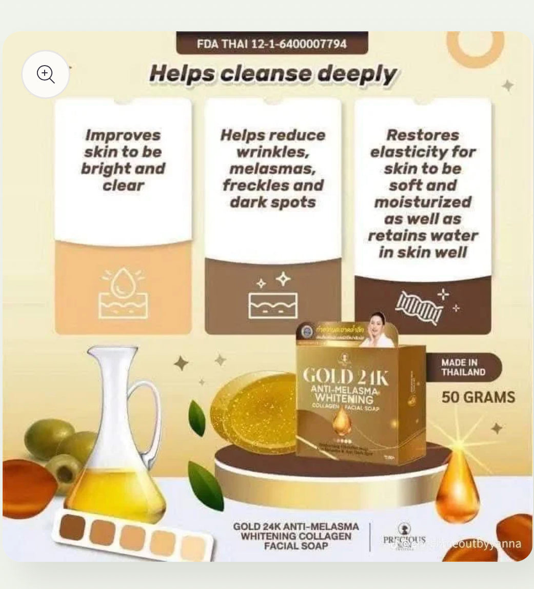 Gold 24K Anti Melasma Soap