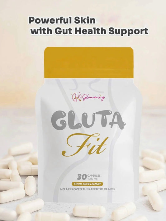 Cris Cosmetics Glowming GLUTA Fit 1000 mg – Advanced Glutathione & Collagen Supplement with Vitamin C, NAC, CoQ10 & L-Carnitine – Supports Radiant Skin, Energy & Overall Wellness – 30 Capsules