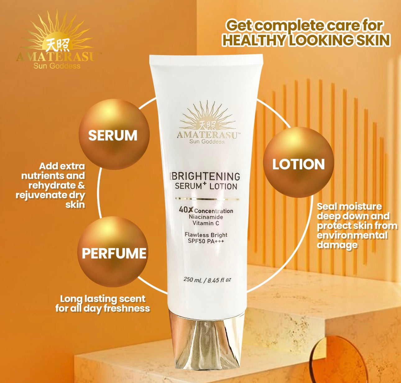 Amaterasu Brightening Lotion 250ml