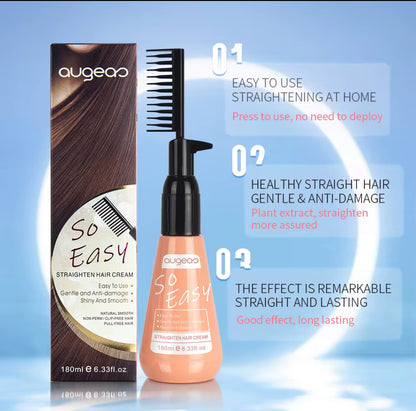 AUGEAS  Straightening hair cream gentle Anti-hair damage Moisturizing 180 ml