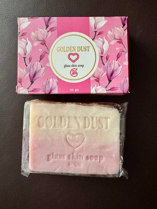g21 Golden Dust Glass Skin Soap, 135g (1 pc)