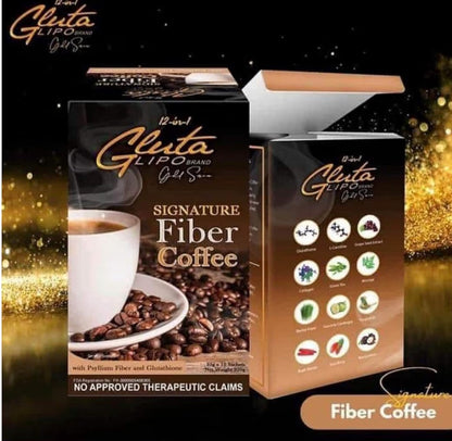 Gluta lipo Signature Fiber Coffee