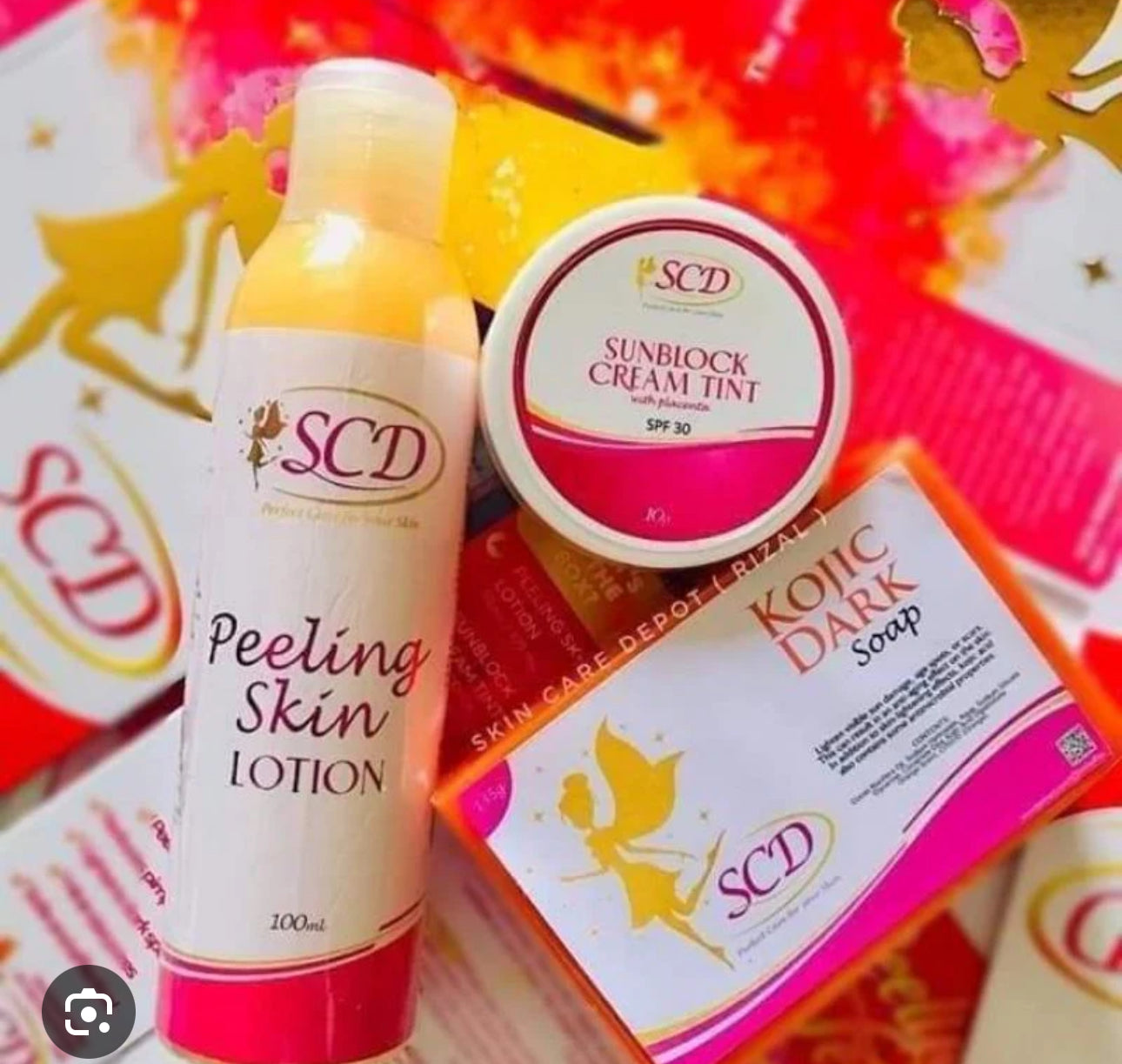 SCD Peeling skin lotion set