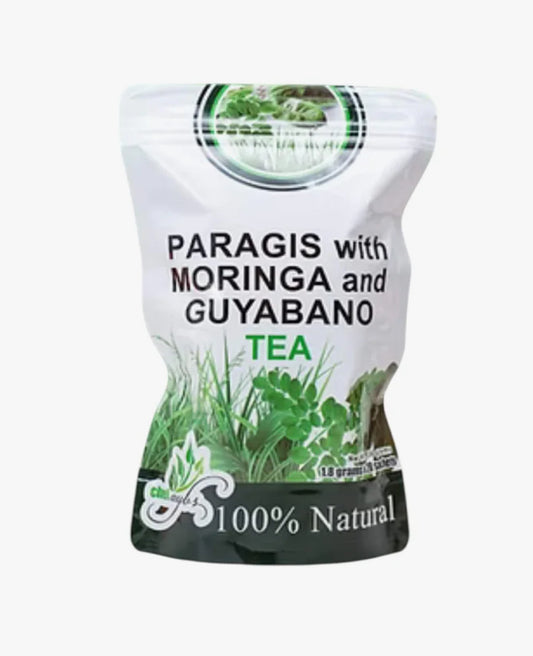 Chef Ayb's Paragis with Moringa and Guyabano Tea - 20 Sachets (1.8g Each) - Nourishing Herbal Blend for Wellness Support