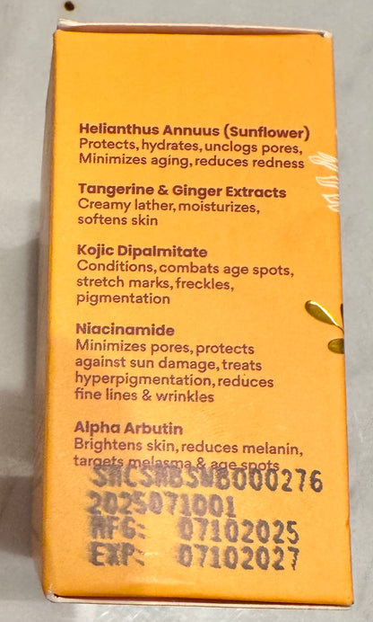 Bonita Sunflower Niacinamide Mineral Soap Bar for body and face 80g