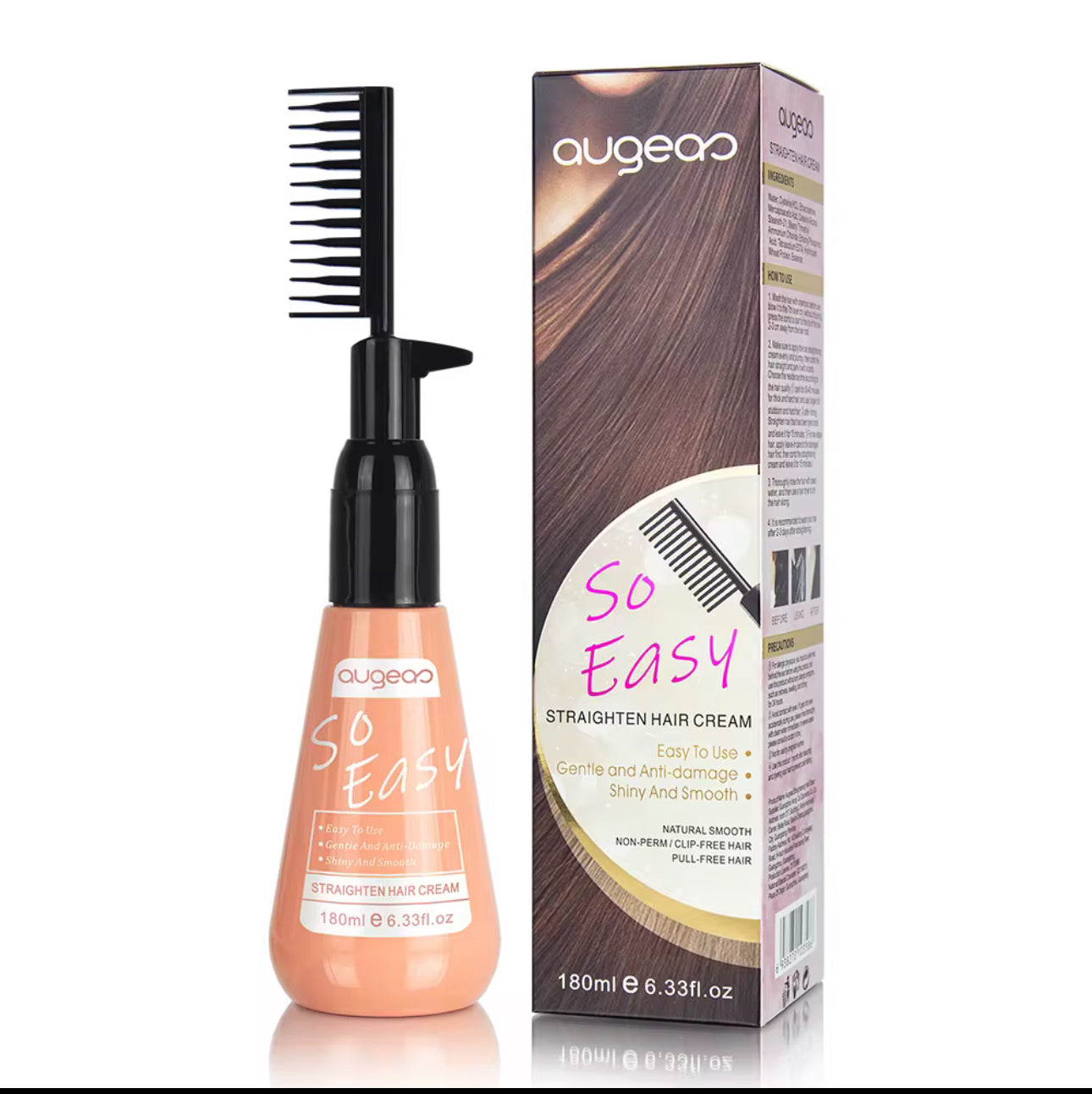 AUGEAS  Straightening hair cream gentle Anti-hair damage Moisturizing 180 ml