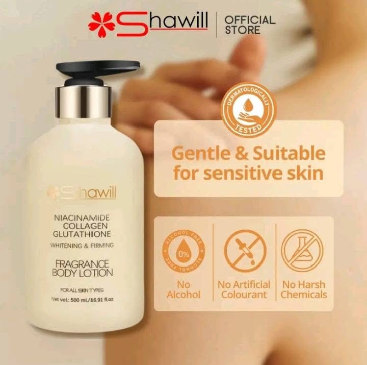 SHAWILL- Niacinamide Collagen & Glutathione Whitening Body Lotion