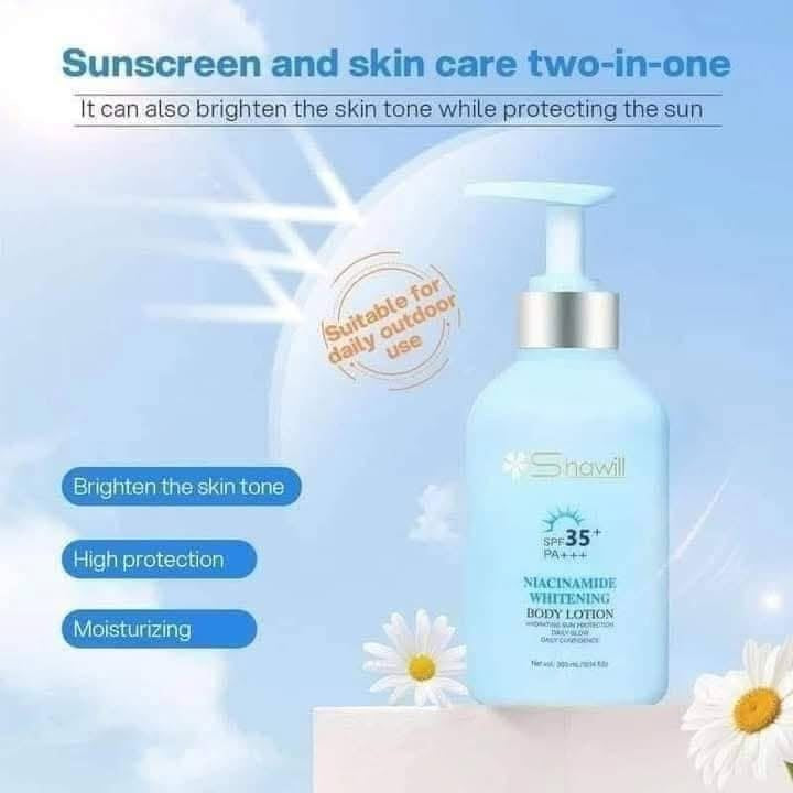 SHAWILL - Niacinamide whitening lotion with SPF35+ PA+++