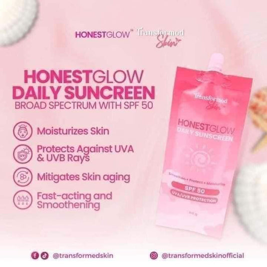 HonestGlow - Daily Sunscreen SPF50- 50g