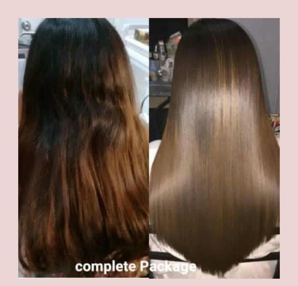 Ahglow Hair Rebonding set 165g/ Single used - Shop Essential Skin Care Products online | Natural Organic skin care products | ROSYSKIN ESSENTIALS LLC