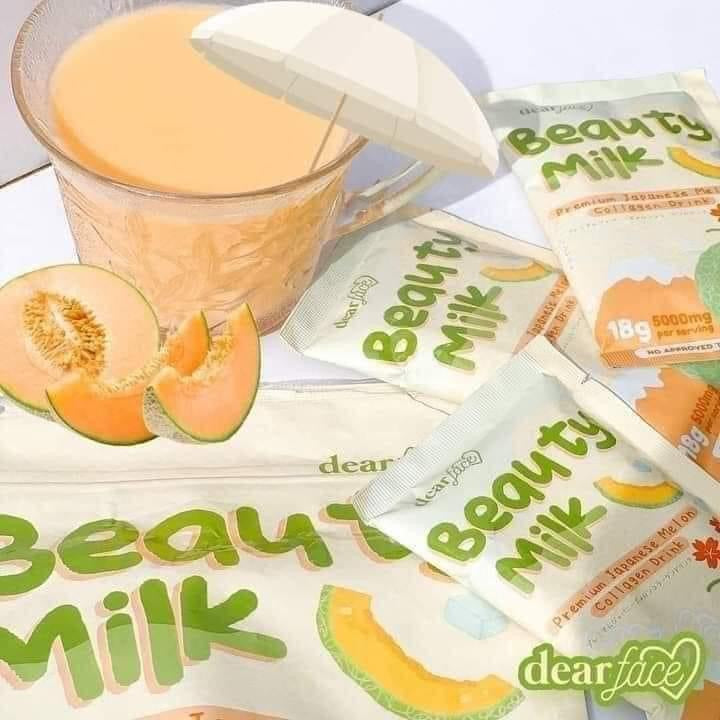 Dear face Beauty Milk Premium Japanese Melon Collagen Drink 50.000mg