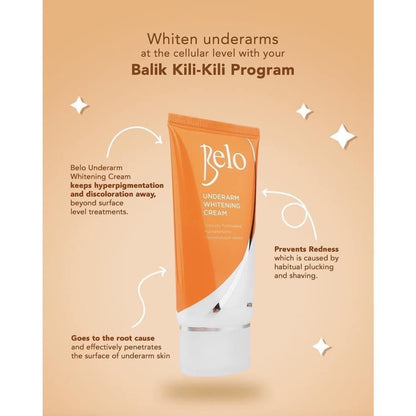 Belo Underarm whitening Cream 40g - Shop Essential Skin Care Products online | Natural Organic skin care products | ROSYSKIN ESSENTIALS LLC