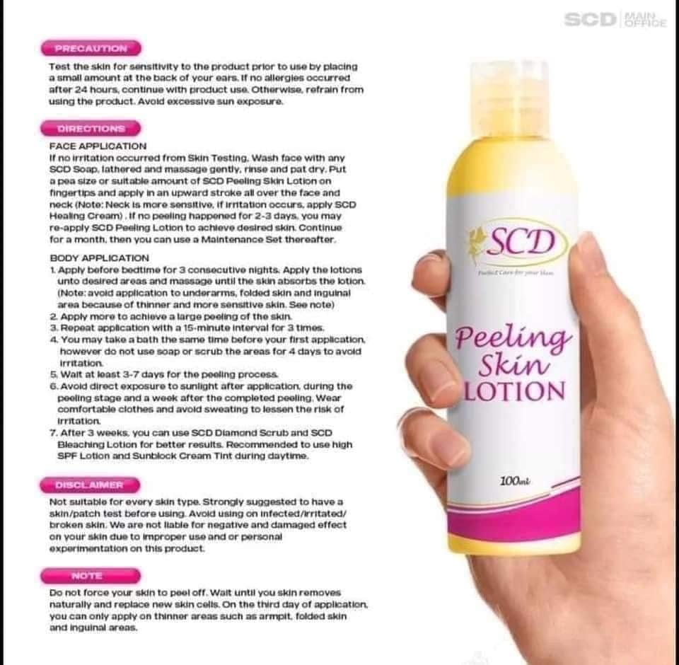 SCD Peeling Skin Lotion 100ml - Shop Essential Skin Care Products online | Natural Organic skin care products | ROSYSKIN ESSENTIALS LLC