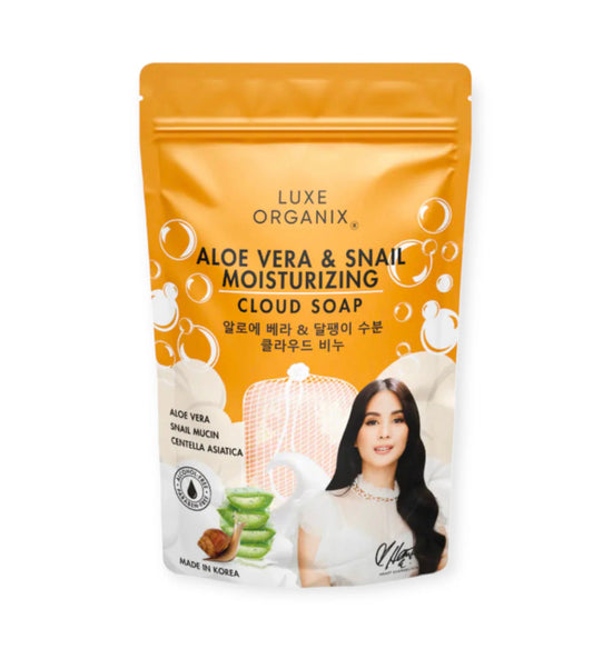 Luxe Organix - Aloe Vera & Snail Moisturizing Cloud Soap 180g