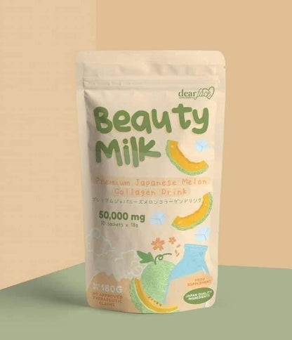 Dear face Beauty Milk Premium Japanese Melon Collagen Drink 50.000mg