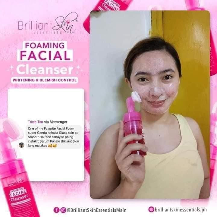 Brilliant Skin Essentials Foaming Facial cleanser - Shop Essential Skin Care Products online | Natural Organic skin care products | ROSYSKIN ESSENTIALS LLC