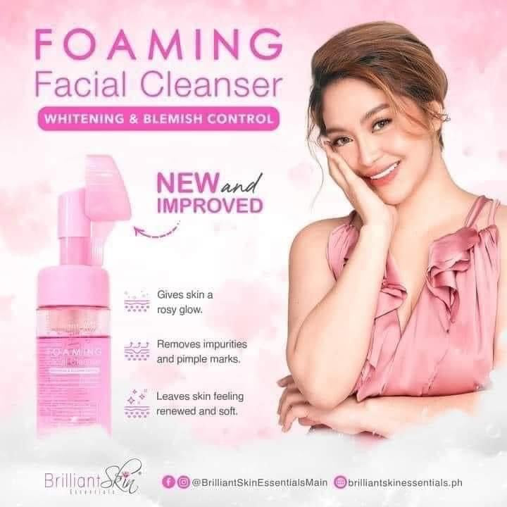 Brilliant Skin Essentials Foaming Facial cleanser - Shop Essential Skin Care Products online | Natural Organic skin care products | ROSYSKIN ESSENTIALS LLC