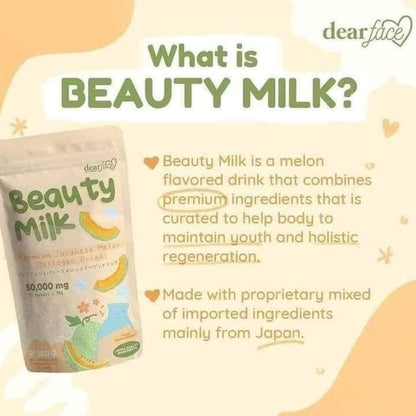 Dear face Beauty Milk Premium Japanese Melon Collagen Drink 50.000mg
