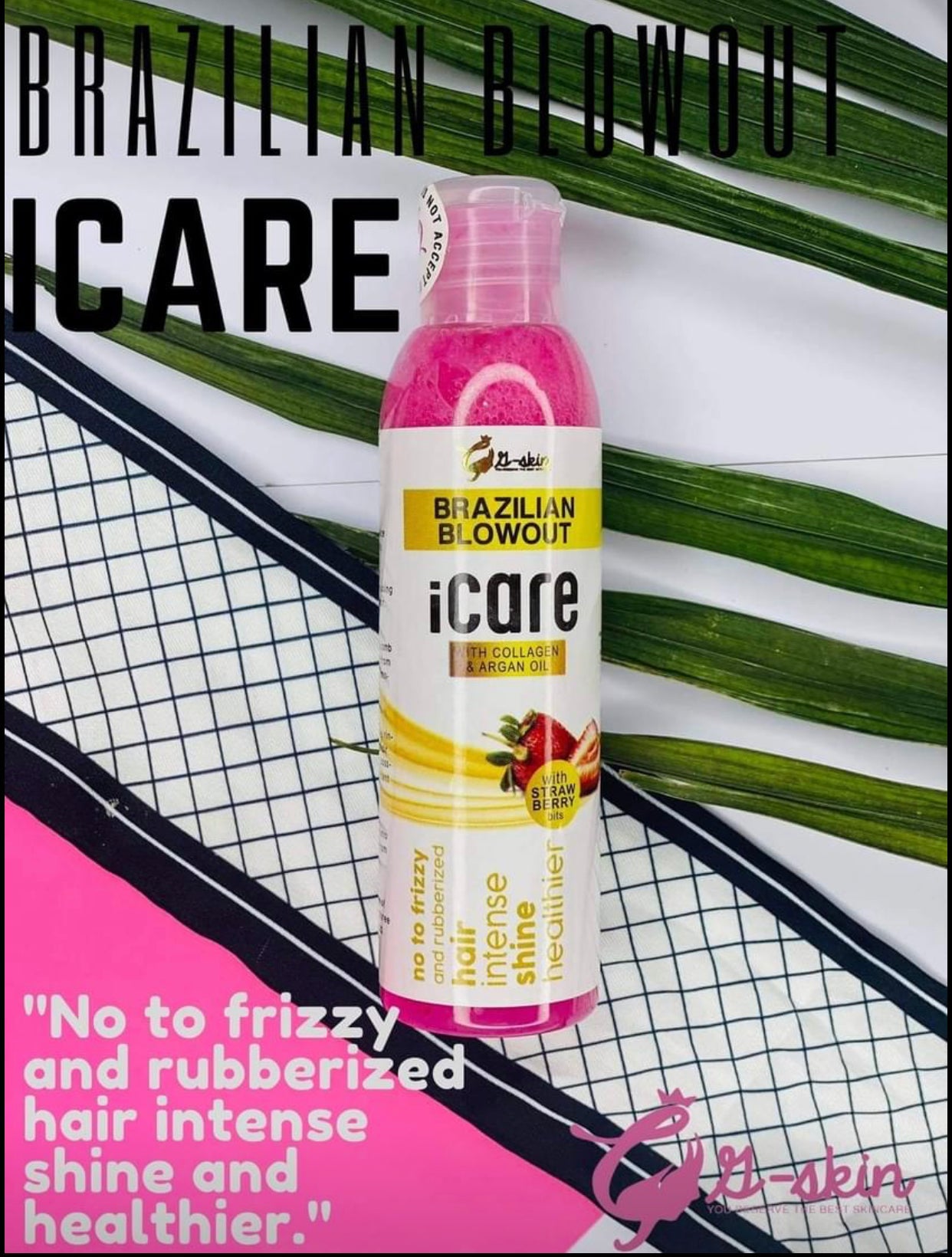 GSkin-Icare Brazilian blowout with collagen & Argan oil - Shop Essential Skin Care Products online | Natural Organic skin care products | ROSYSKIN ESSENTIALS LLC