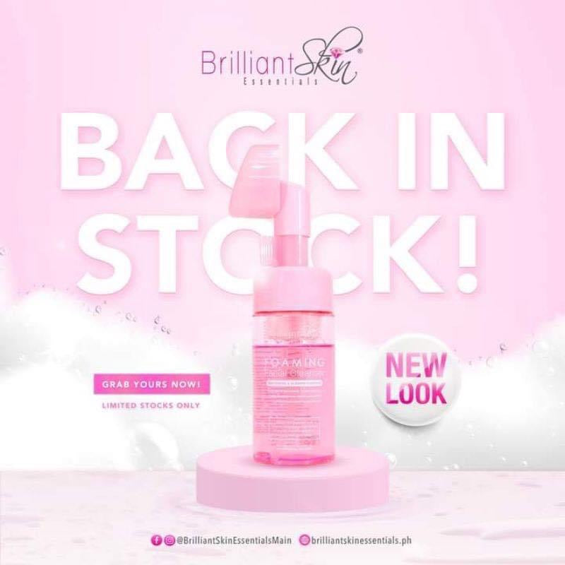 Brilliant Skin Essentials Foaming Facial cleanser - Shop Essential Skin Care Products online | Natural Organic skin care products | ROSYSKIN ESSENTIALS LLC