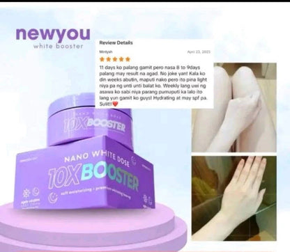 NEW YOU Nano White Dose 10X Booster Body Cream.