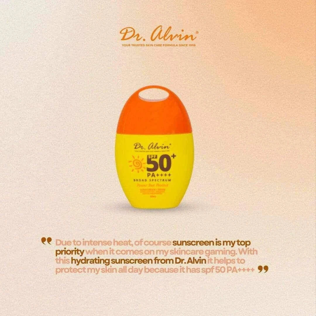 Dr. Alvin Power Sun Protect Sunscreen Cream For Face SPF 50 -50ml