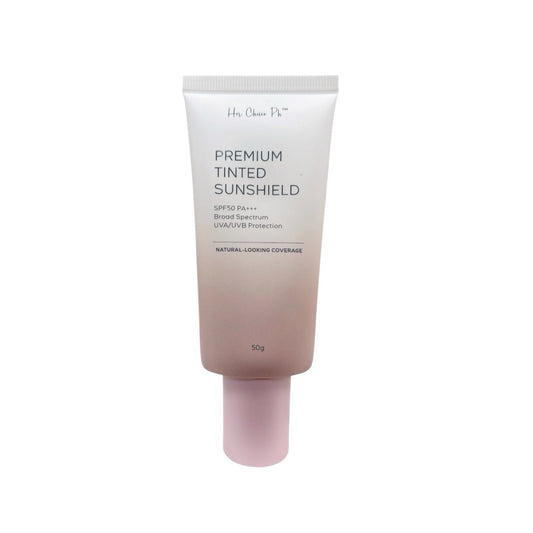 Her Choice PH Premium Tinted Sunshield SPF 50 PA+++ - 50g